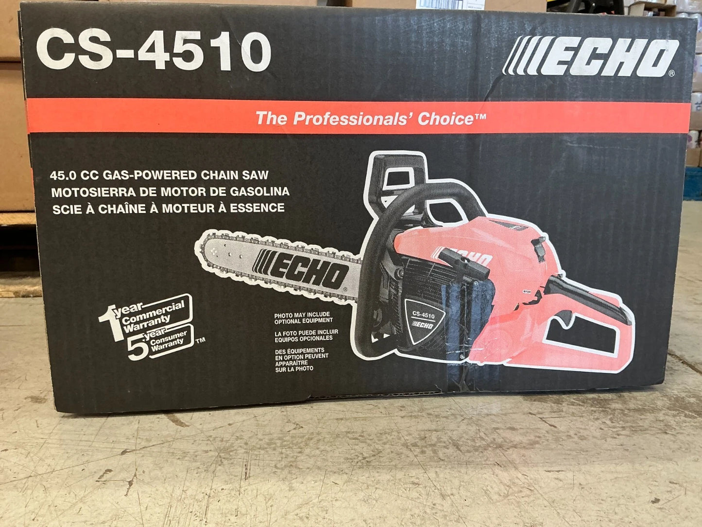 Echo-Gas powered chainsaw