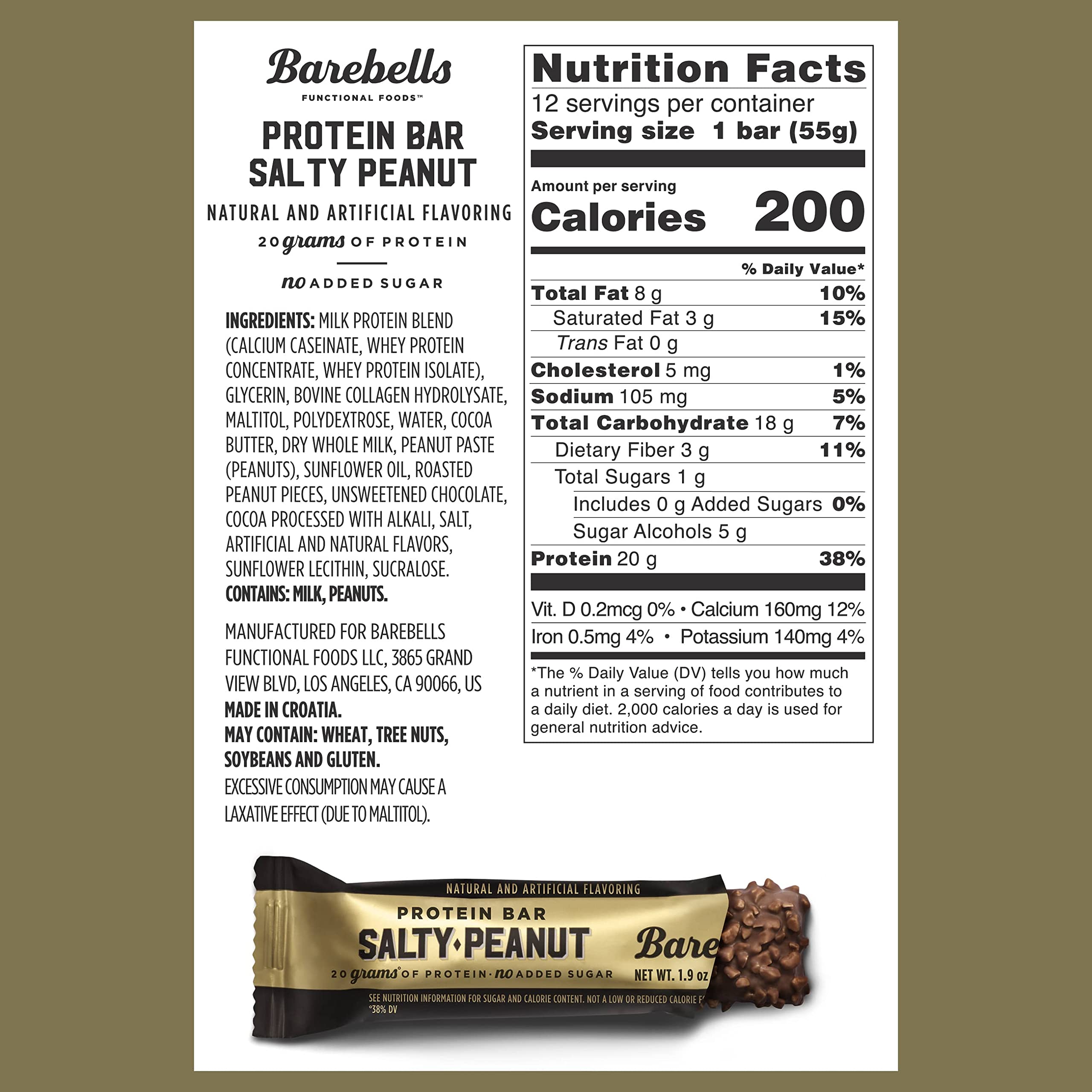 Barebells Protein Bars - Protein Snacks with High Protein