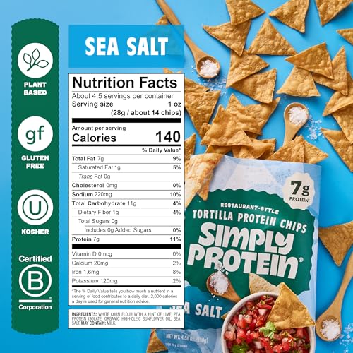 Simply Protein - Tortilla Chips, Restaurant Style Protein Chips