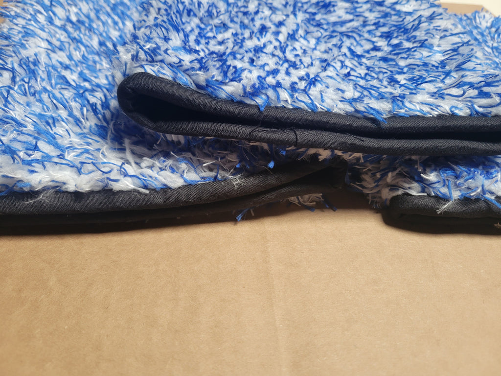 Blue Wash Mitt - Cuffless pack of 6