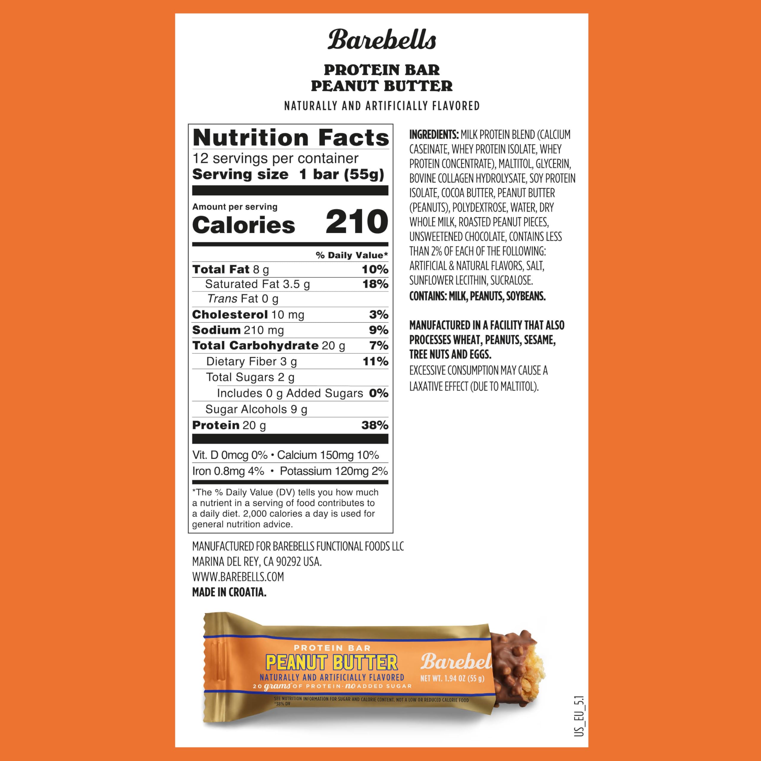Barebells Protein Bars - Protein Snacks with High Protein