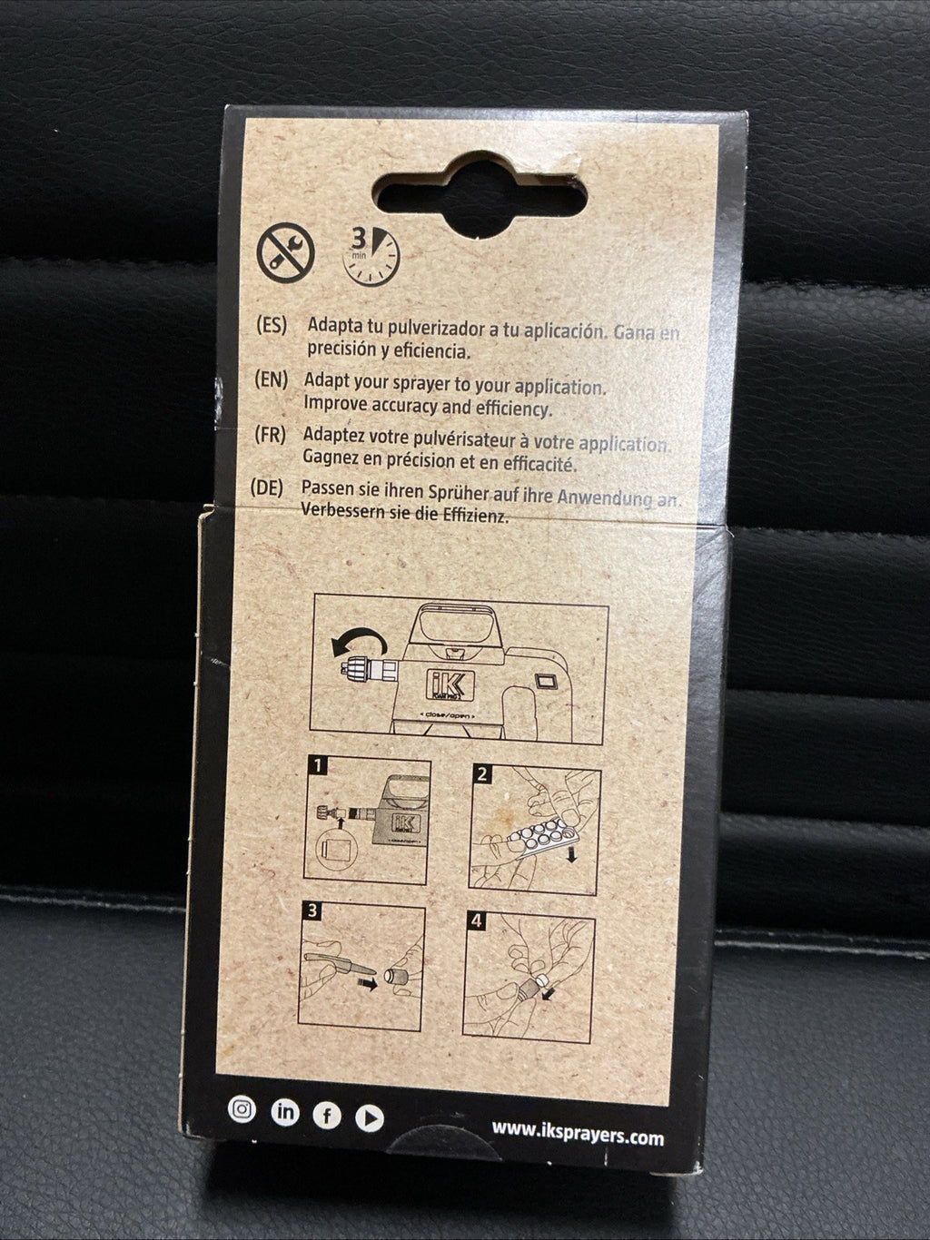 IK Precision Foam Nozzle | Narrow Patern for Foam Pro 1.5 & 2