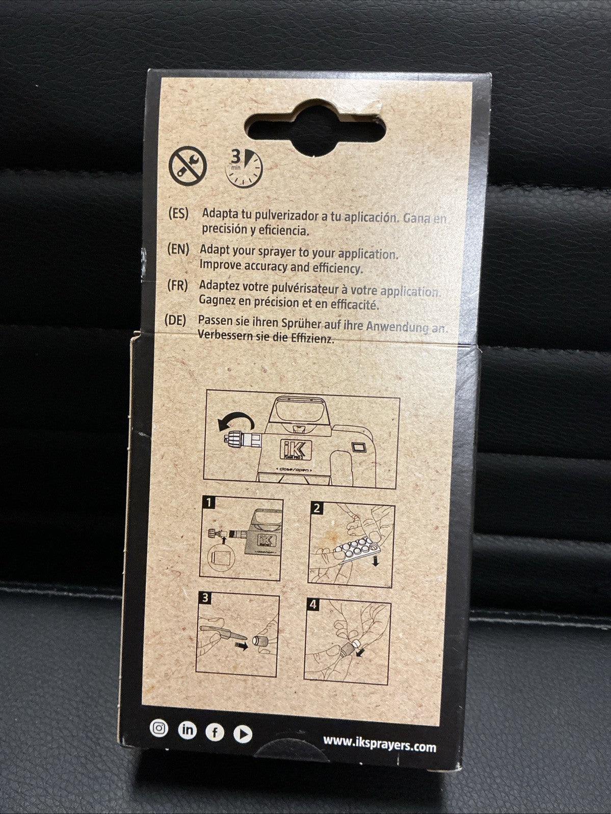IK Precision Foam Nozzle | Narrow Patern for Foam Pro 1.5 & 2