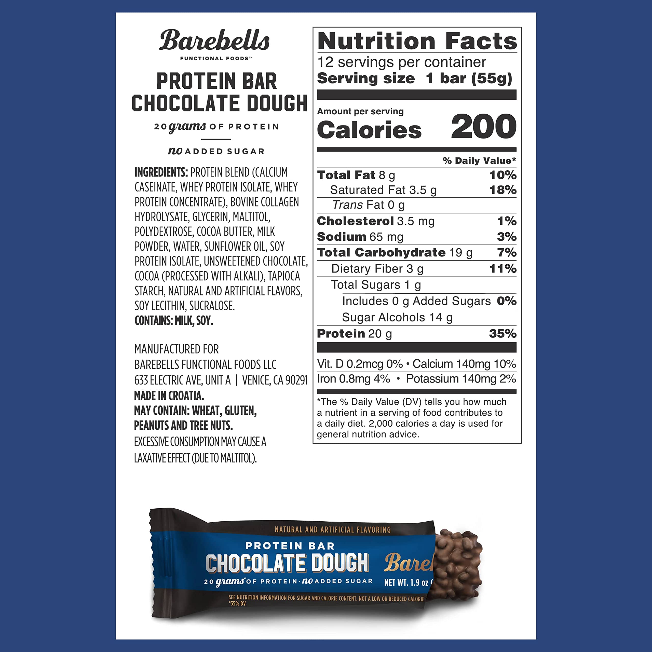 Barebells Protein Bars - Protein Snacks with High Protein