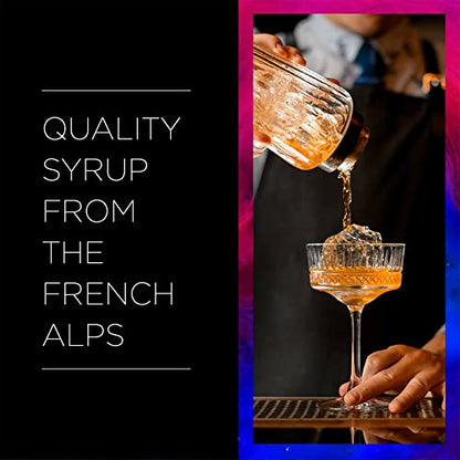 1883 Syrup - Flavored Syrup for Hot & Iced Beverages - Gluten-Free, Vegan, Non-GMO, Kosher, Preservative-Free, Made in France | Glass Bottle 1 Liter (33.8 Fl Oz)