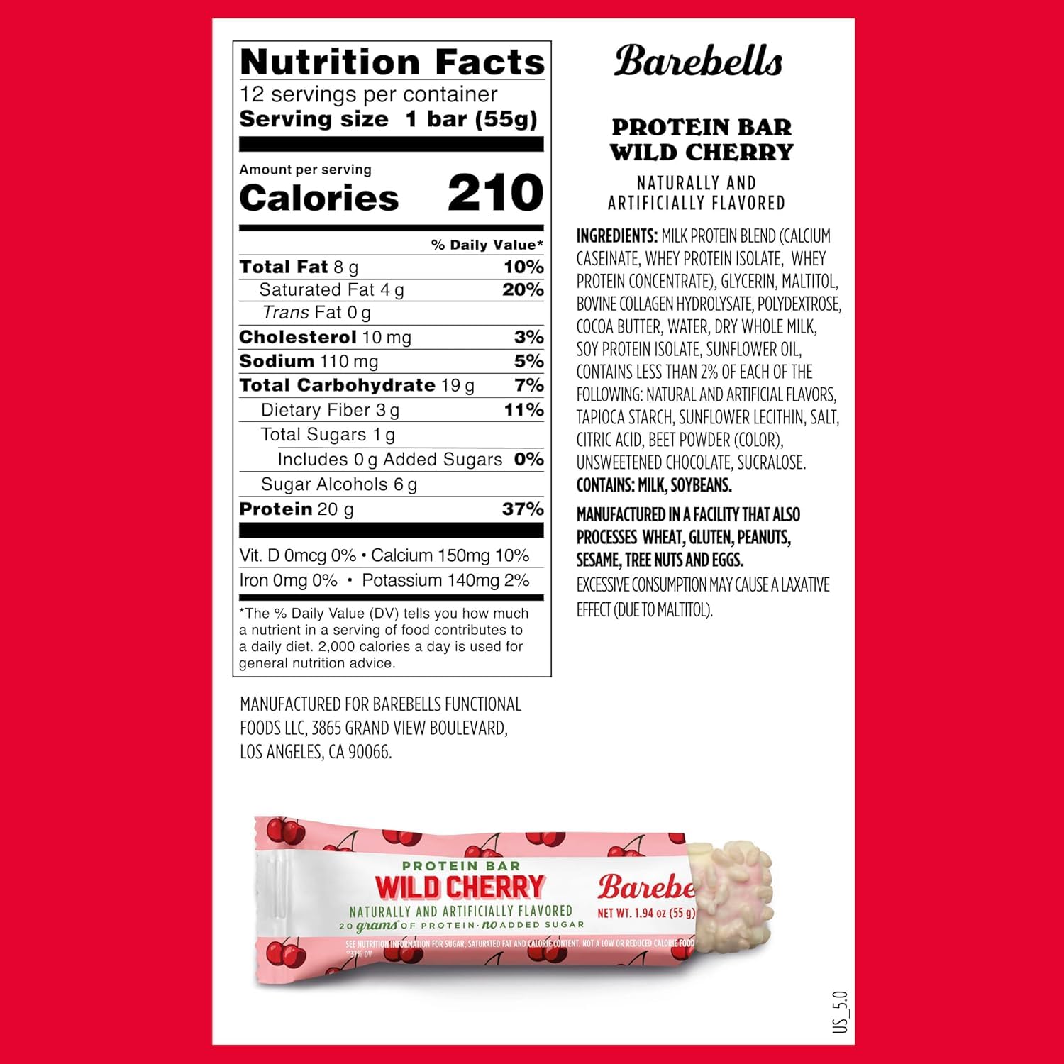 Barebells Protein Bars - Protein Snacks with High Protein