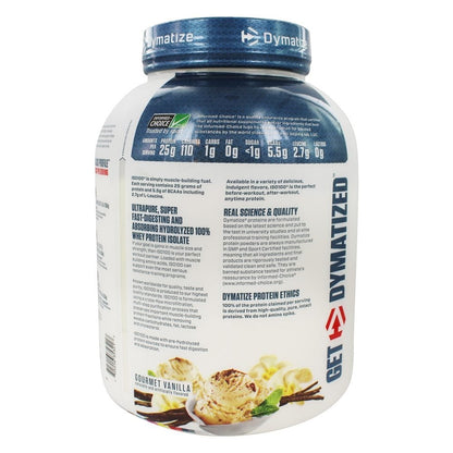 Dymatize ISO100 Hydrolyzed 100% Whey Protein Isolate Gourmet Vanilla - 5 lbs
