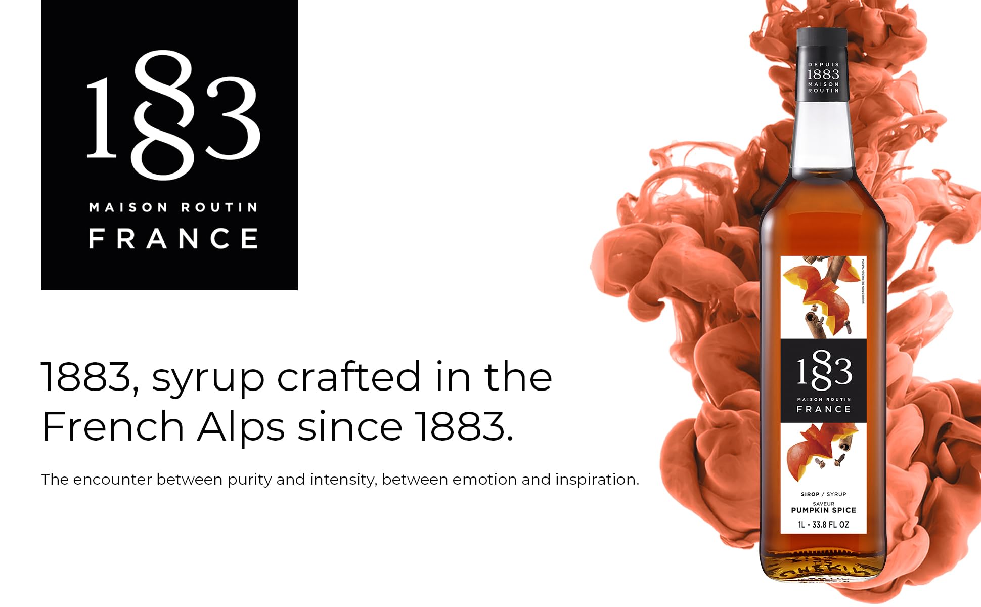 Coffee Syrup, Syrup for Drinks, 1 Liter Bottle