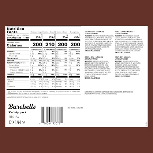 Barebells Protein Bars - Protein Snacks with High Protein