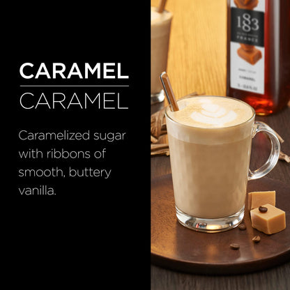 Coffee Syrup, Syrup for Drinks, 1 Liter Bottle