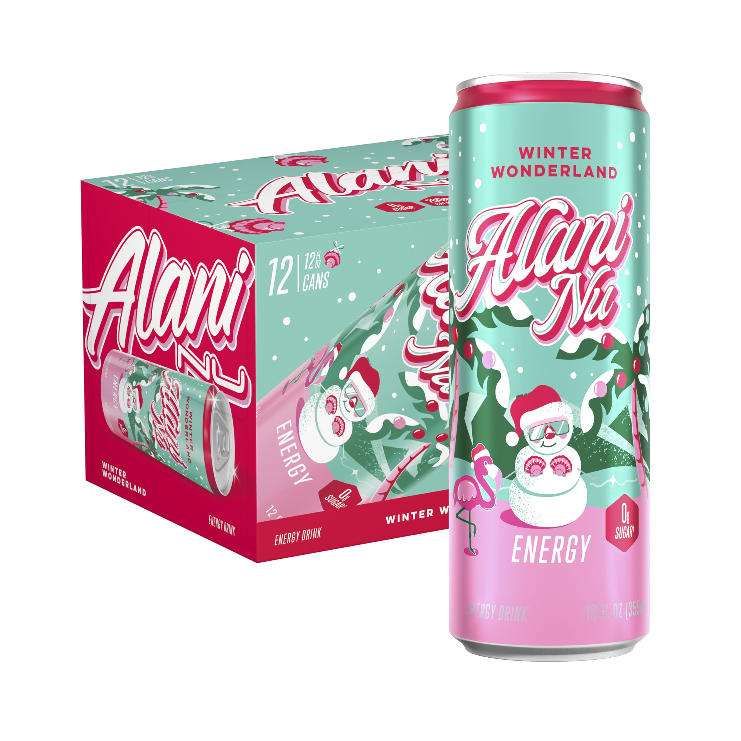 Alani Nu WINTER WONDERLAND, 12 Fl Oz Cans, 12 Pack