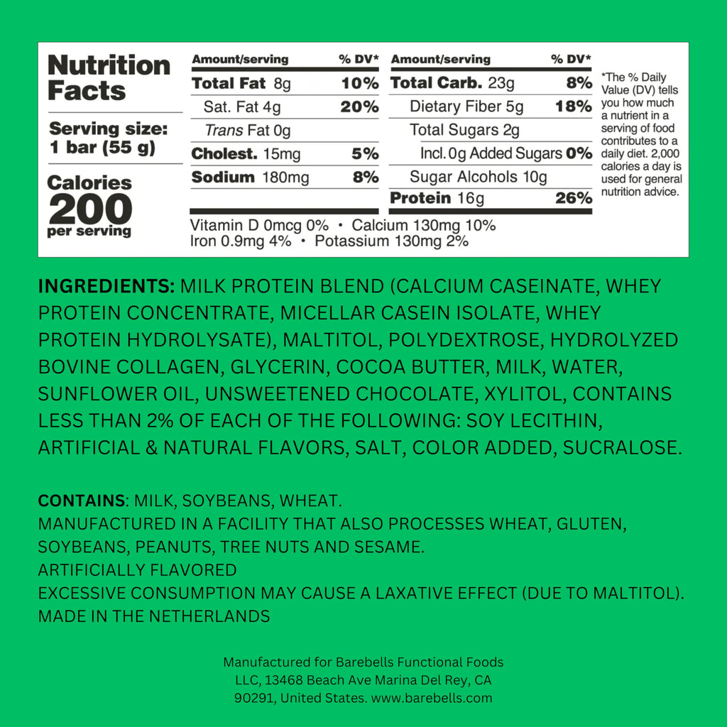 Barebells Protein Bars - Protein Snacks with High Protein