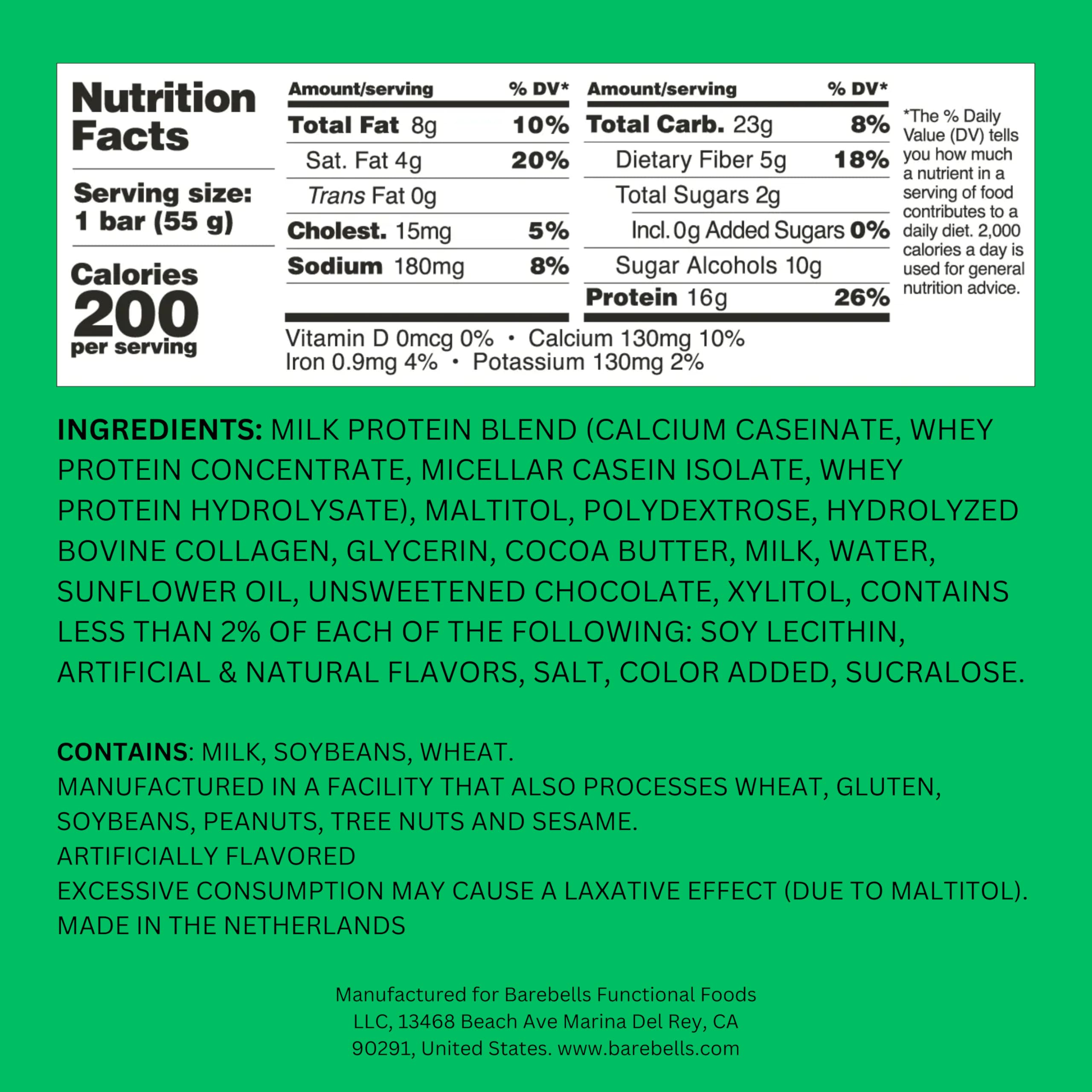 Barebells Protein Bars - Protein Snacks with High Protein