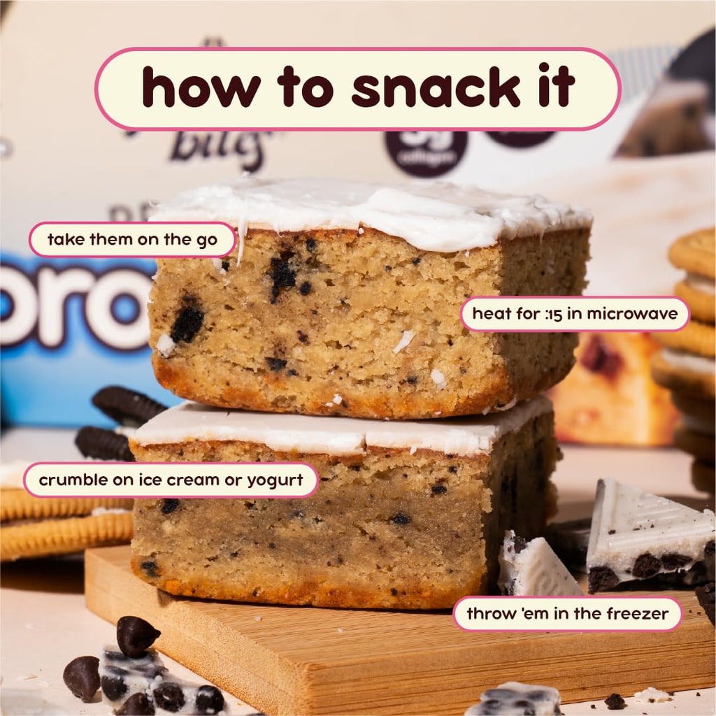 Prime Bites Protein Brownie from Alpha Prime Supplements | High Protein, Collagen Fortified Low Sugar Treat | Delicious Snack | 12 Bars per Box