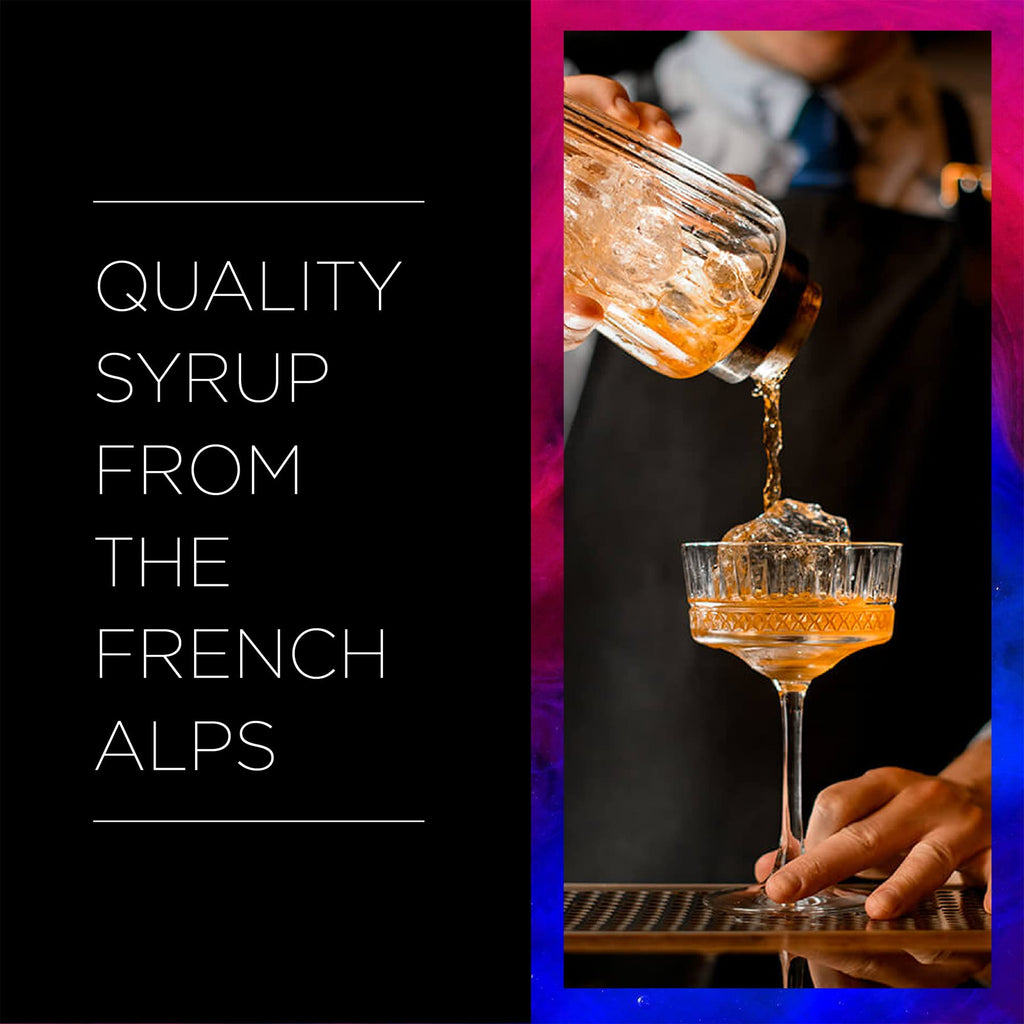 1883 Caramel Syrup - Flavored Syrup for Hot & Iced Beverages, Rich, Full-Bodied Taste, All-Natural - Gluten-Free, Vegan, Non-GMO, Kosher, Preservative-Free, Made in France | Plastic Bottle 1 Liter (33.8 Fl Oz)