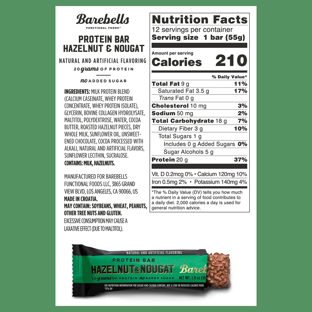 Barebells Protein Bars - Protein Snacks with High Protein