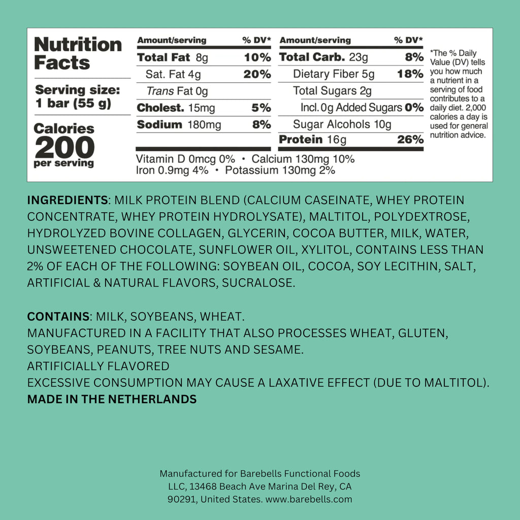 Barebells Protein Bars - Protein Snacks with High Protein
