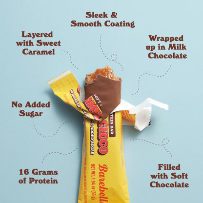 Barebells Protein Bars - Protein Snacks with High Protein - Chocolate Protein Bars - Perfect on The Go Protein Snack & Breakfast Bars