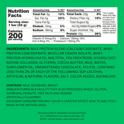 Barebells Protein Bars - Protein Snacks with High Protein - Chocolate Protein Bars - Perfect on The Go Protein Snack & Breakfast Bars