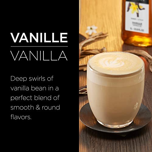 1883 Vanilla Syrup for Coffee & Drinks, Made in France, 1 Liter Plastic Bottle