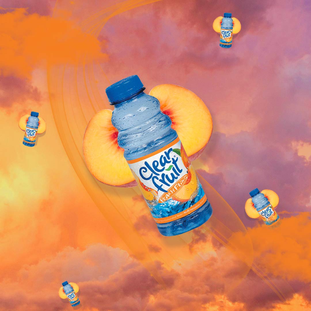 Clear fruit Water 20oz- 12 pack
