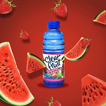 Clear fruit Water 20oz- 12 pack