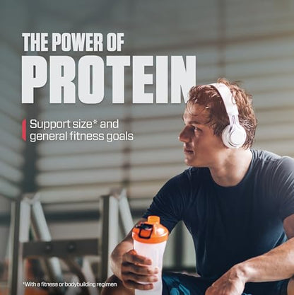 Dymatize Elite 100% Whey Protein Powder, 25g Protein, 5.5g BCAAs & 2.7g L-Leucine, Quick Absorbing & Fast Digesting for Optimal Muscle'