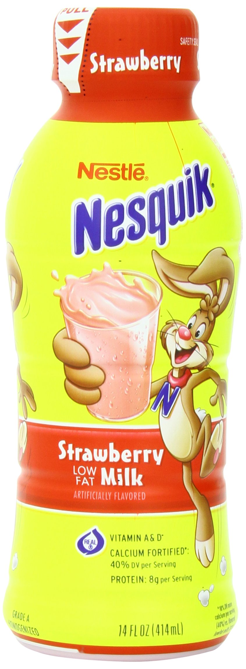 Nesquik Low Fat 1% Milk,, 14 Ounce (Pack of 12)