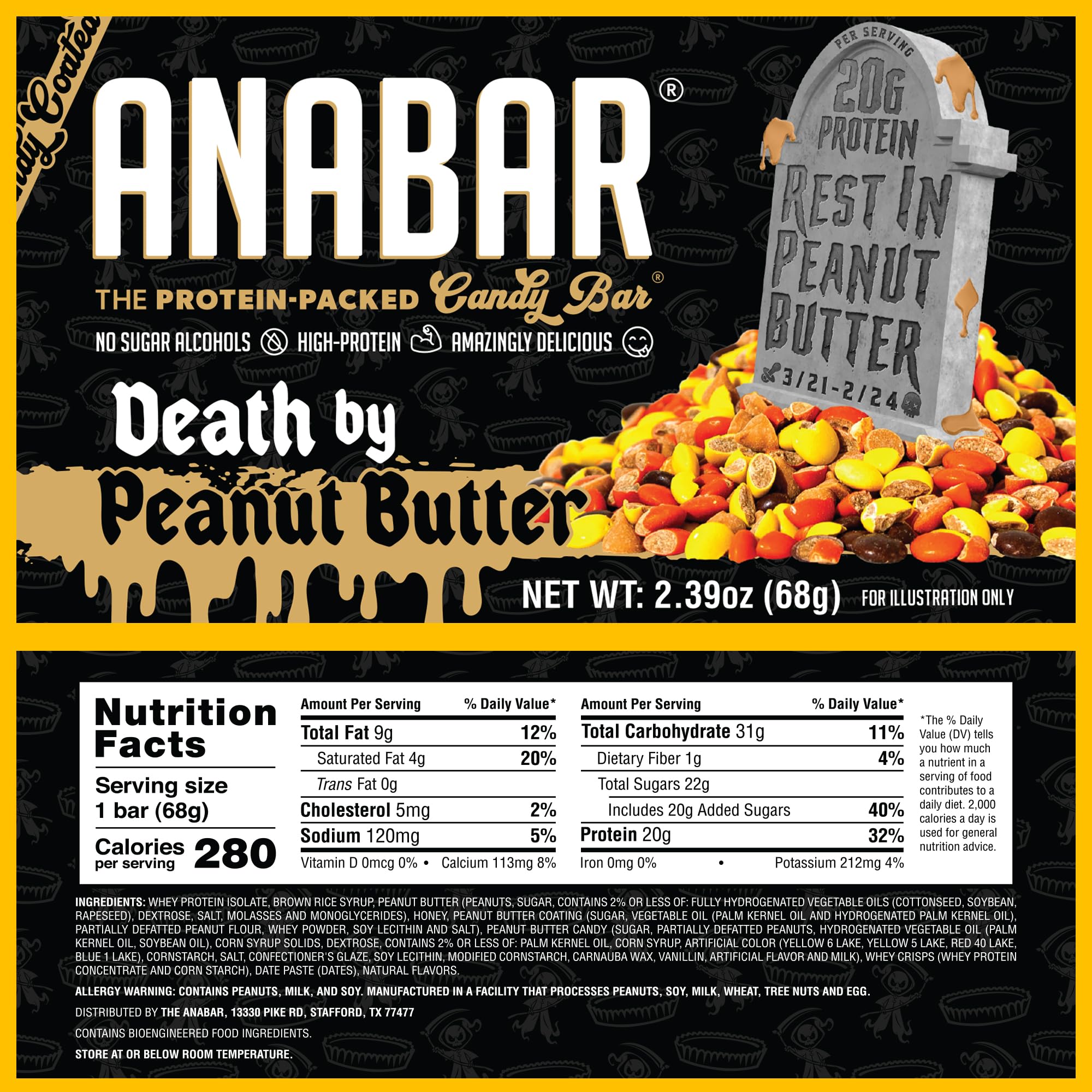 Anabar Protein Bar, The Protein-Packed Candy Bar,