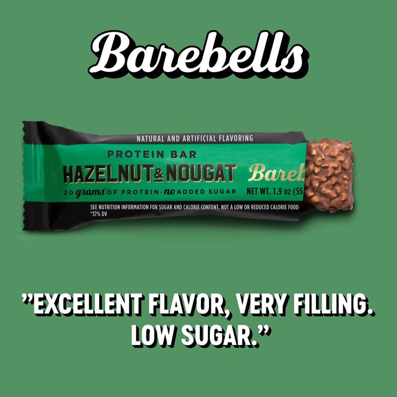 Barebells Protein Bars - Protein Snacks with High Protein - Chocolate Protein Bars - Perfect on The Go Protein Snack & Breakfast Bars