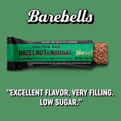 Barebells Protein Bars - Protein Snacks with High Protein - Chocolate Protein Bars - Perfect on The Go Protein Snack & Breakfast Bars