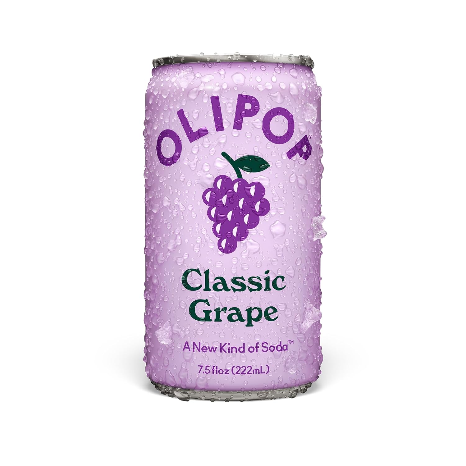 OLIPOP Minis Prebiotic Soda Pop, Classic Grape