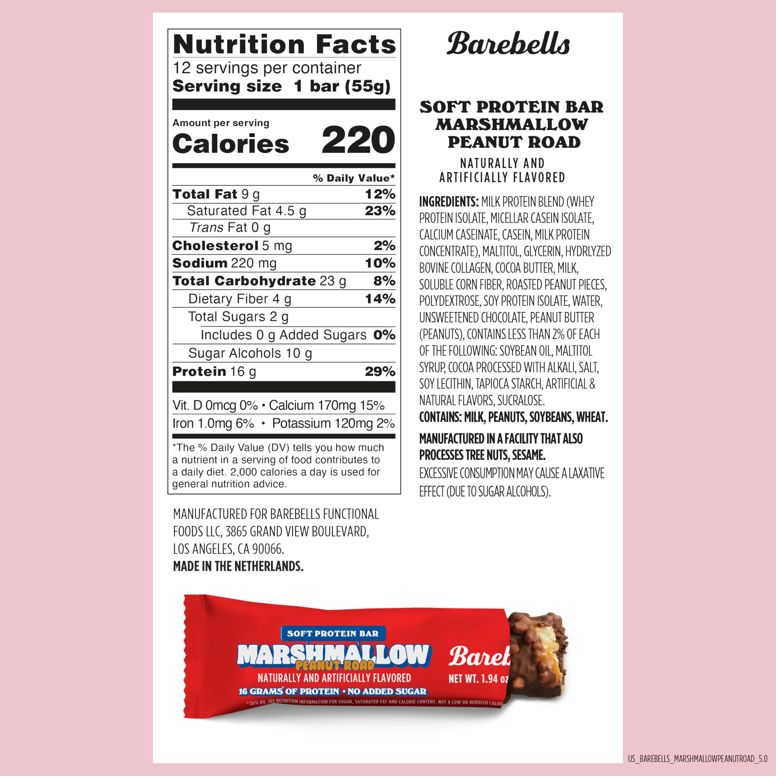 Barebells Protein Bars - Protein Snacks with High Protein