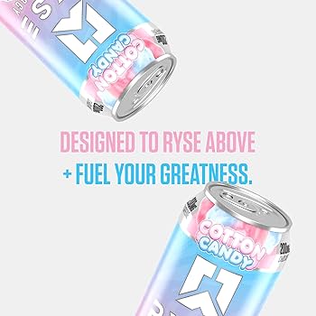 Cotton Candy Ryse 12 pack energy drink