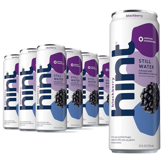 HINT- black cherry flavored water 0 calories 12fls (pack of 24)