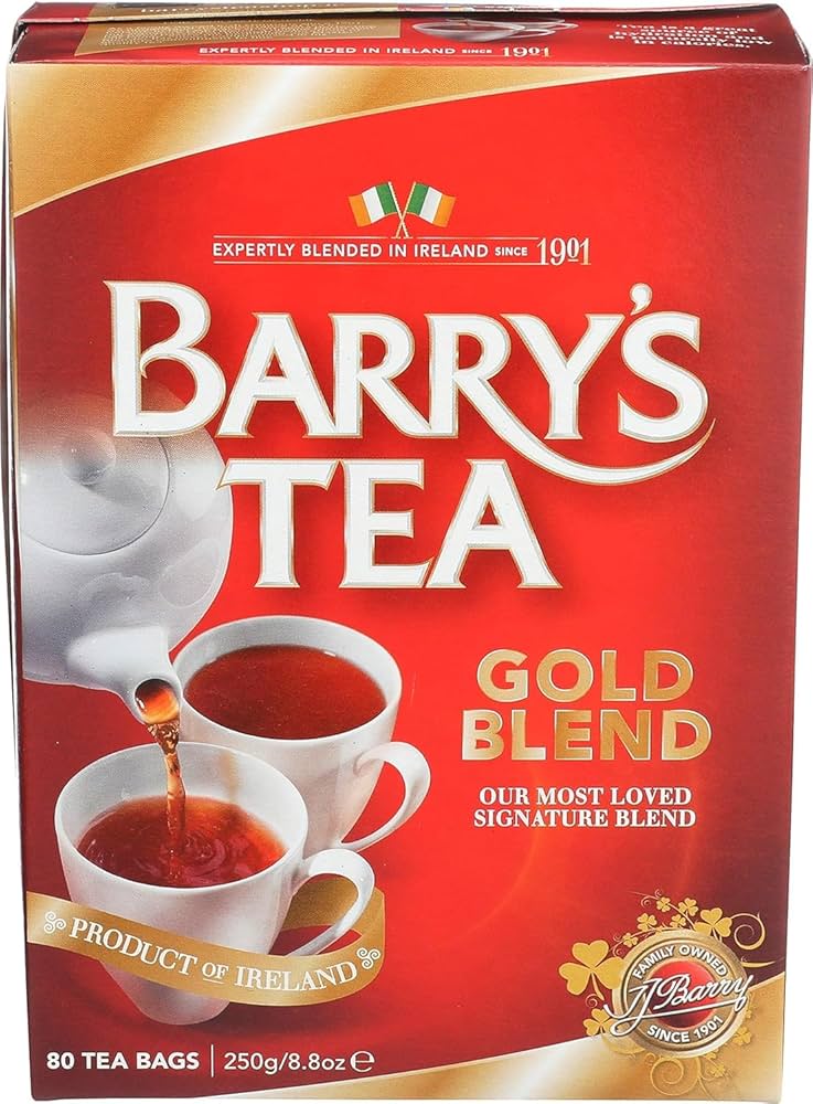 Barry's Tea Gold Blend Tea 80 bag, 8.8 oz