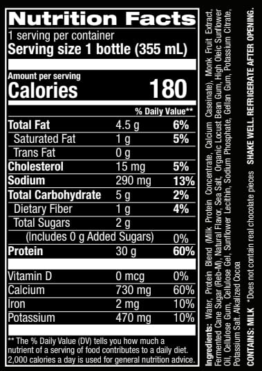 Jocko Mölk Protein Shakes – Protein Drinks, KETO Friendly, No Added Sugar, 30g Grass Fed Protein - Ready to Drink, 12 FL Oz, 12pk, Liquid