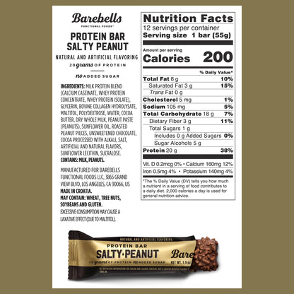 Barebells Protein Bars - Protein Snacks with High Protein - Chocolate Protein Bars - Perfect on The Go Protein Snack & Breakfast Bars