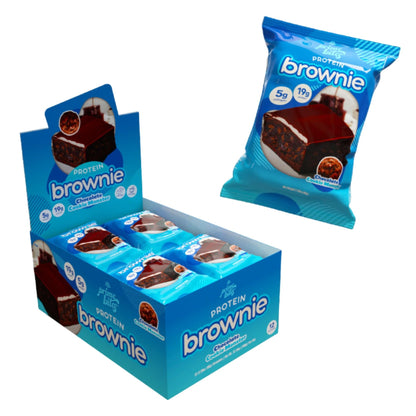 Prime Bites Protein Brownie from Alpha Prime Supplements | High Protein, Collagen Fortified Low Sugar Treat | Delicious Snack | 12 Bars per Box