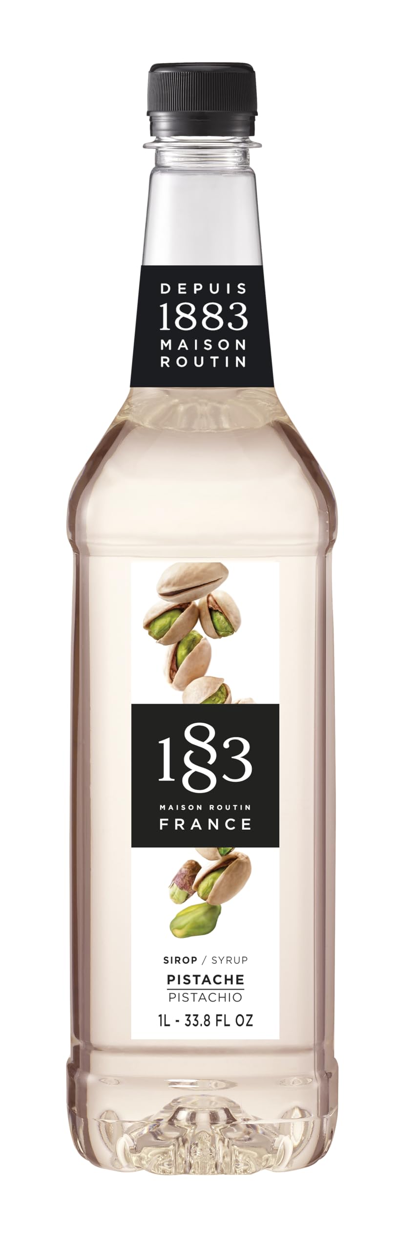 1883 Syrup for Drinks, Made in France, 1 Liter Glass Bottle