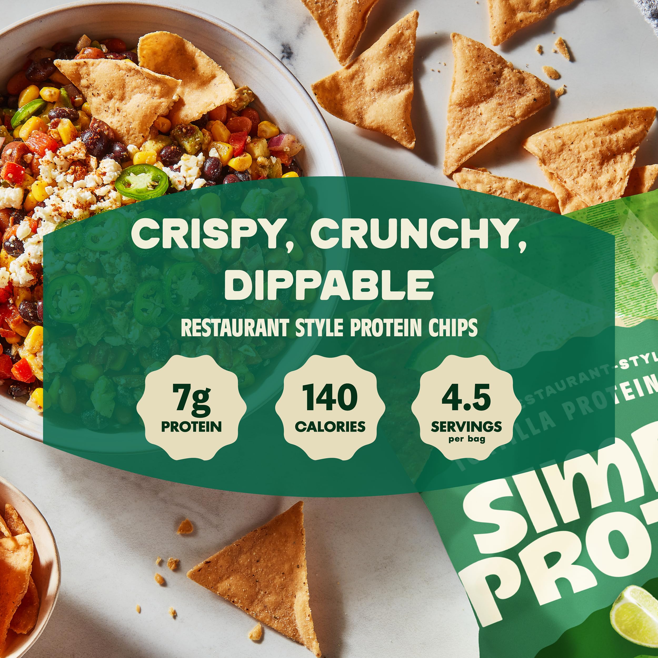Simply Protein - Tortilla Chips, Restaurant Style Protein Chips