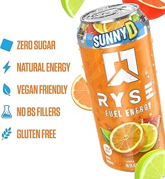 Sunny D Ryse Fuel Energy 12 pack
