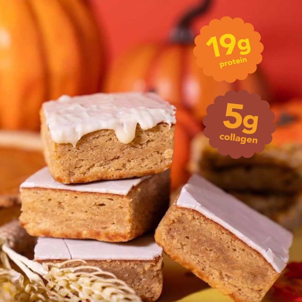 Prime Bites Protein Brownie from Alpha Prime Supplements | High Protein, Collagen Fortified Low Sugar Treat | Delicious Snack | 12 Bars per Box