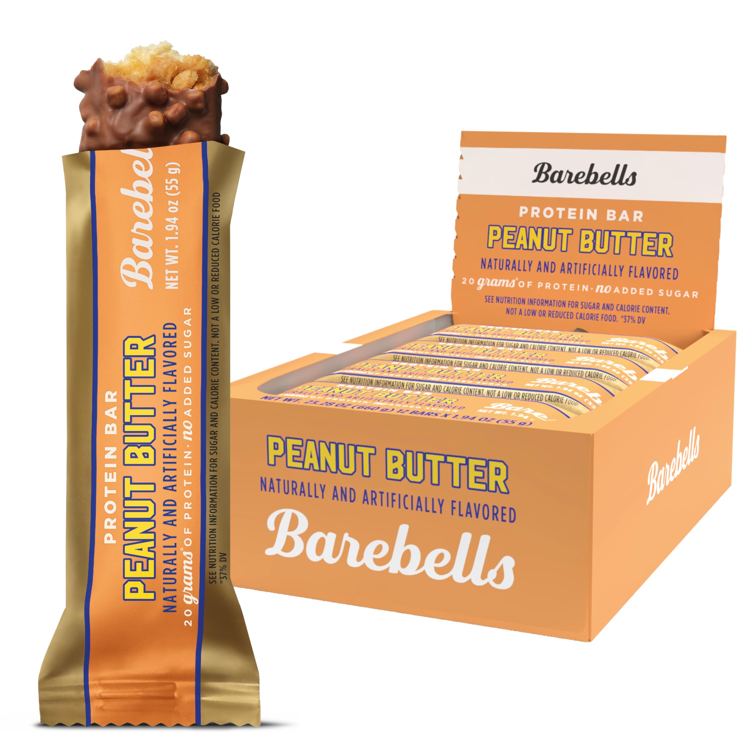 Barebells Protein Bars - Protein Snacks with High Protein - Chocolate Protein Bars - Perfect on The Go Protein Snack & Breakfast Bars