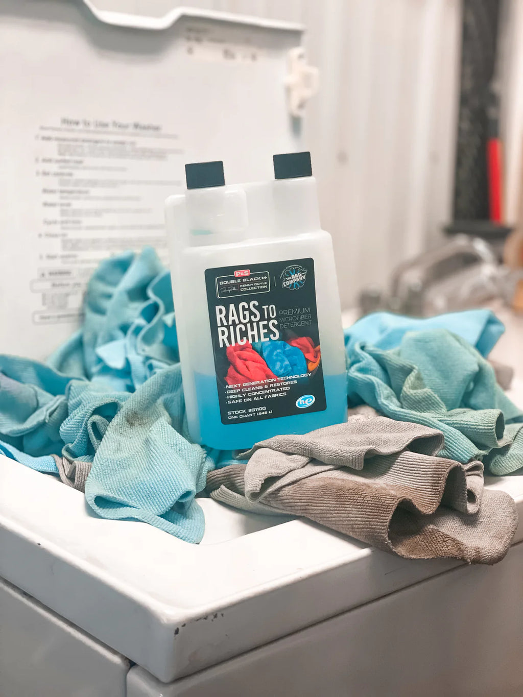 P&S Rags To Riches Microfiber Detergent | 1 Gallon Towel Wash