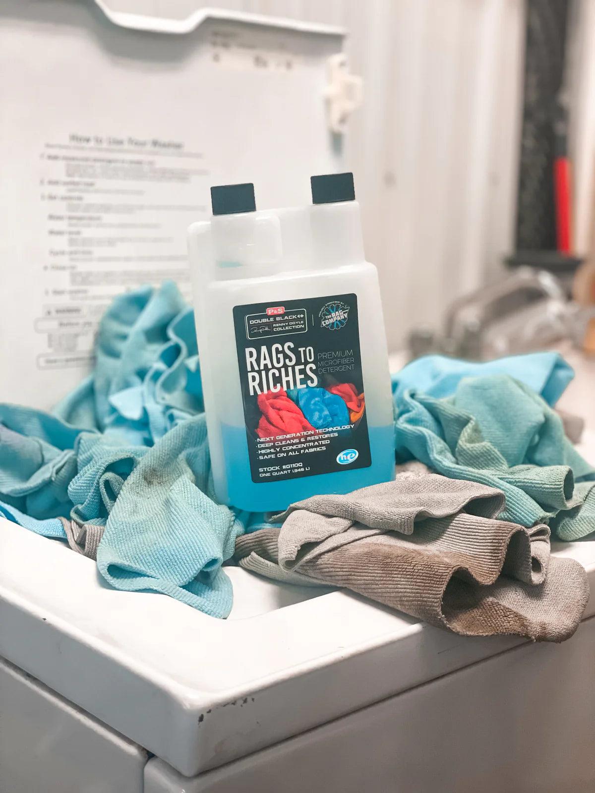 P&S Rags To Riches Microfiber Detergent | 1 Gallon Towel Wash