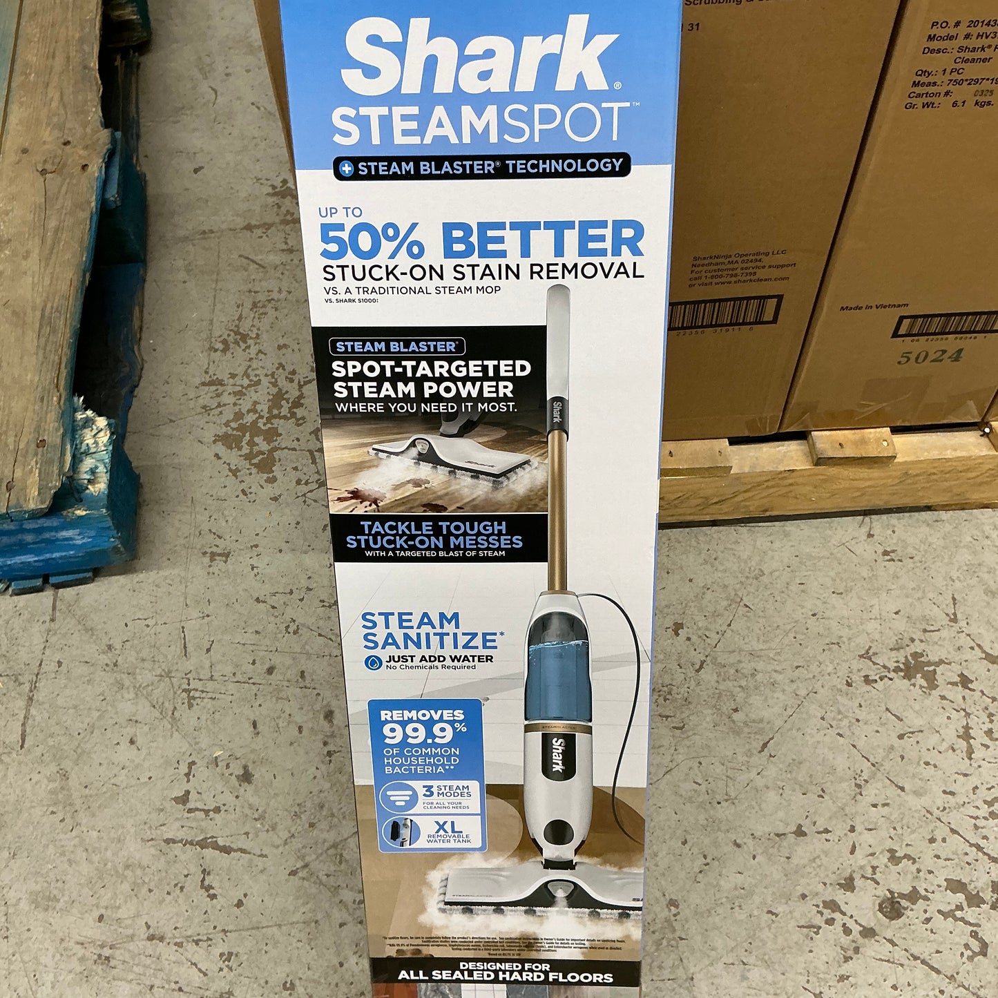 SHARK STEAMSPOT/ STEAM MOP