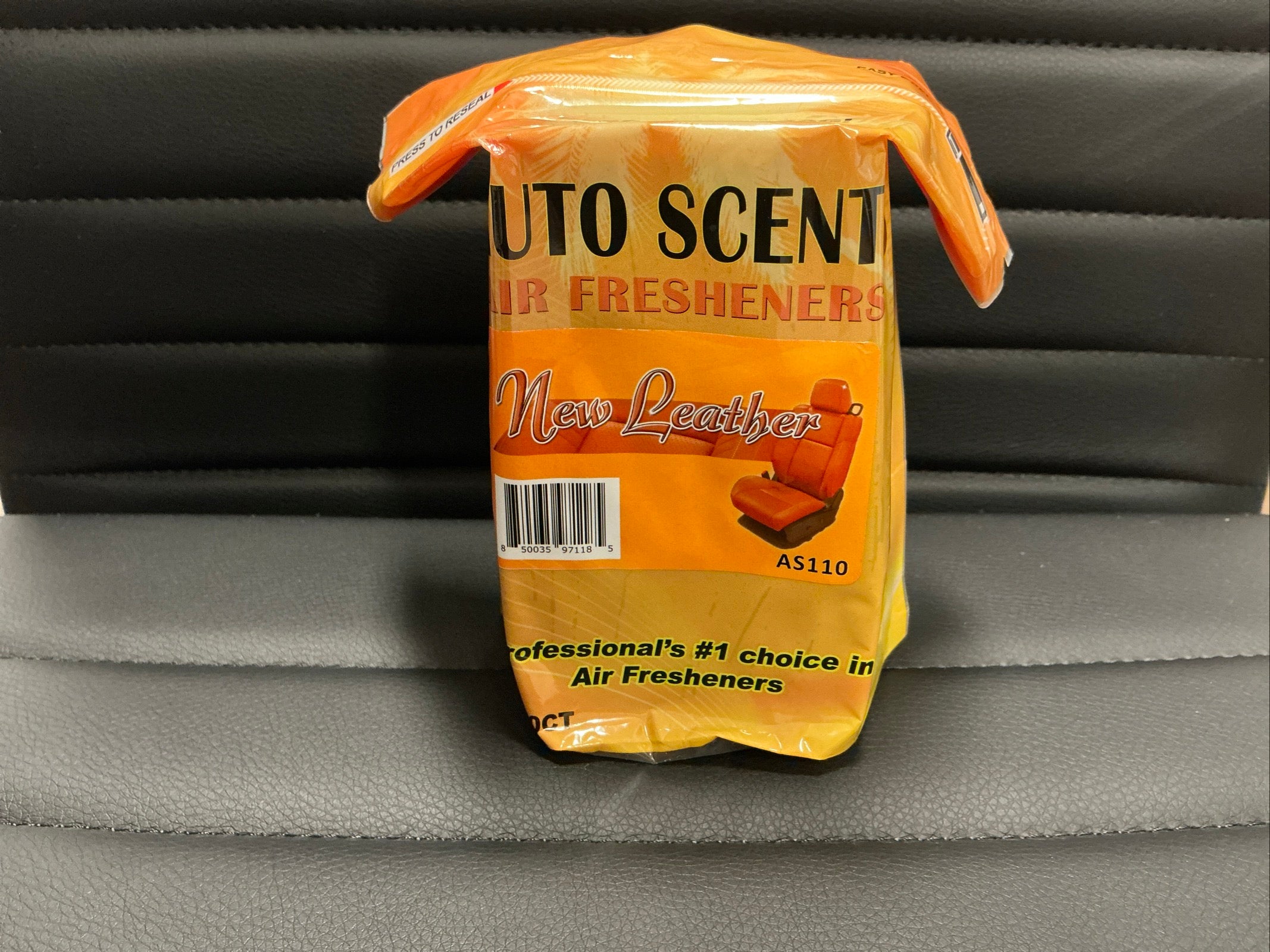 Leather Scent Air Freshener Pads 60 Pack Long Lasting Odor Eliminator Car Home