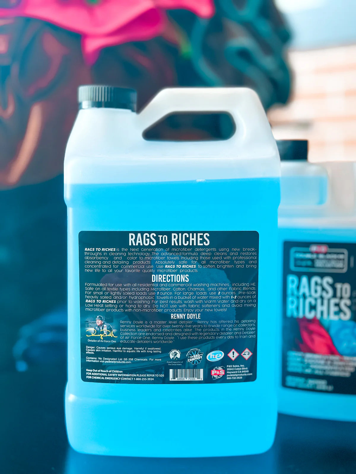 P&S Rags To Riches Microfiber Detergent | 1 Gallon Towel Wash