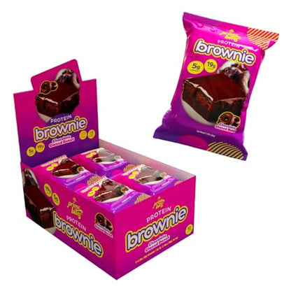 Prime Bites Protein Brownie from Alpha Prime Supplements | High Protein, Collagen Fortified Low Sugar Treat | Delicious Snack | 12 Bars per Box